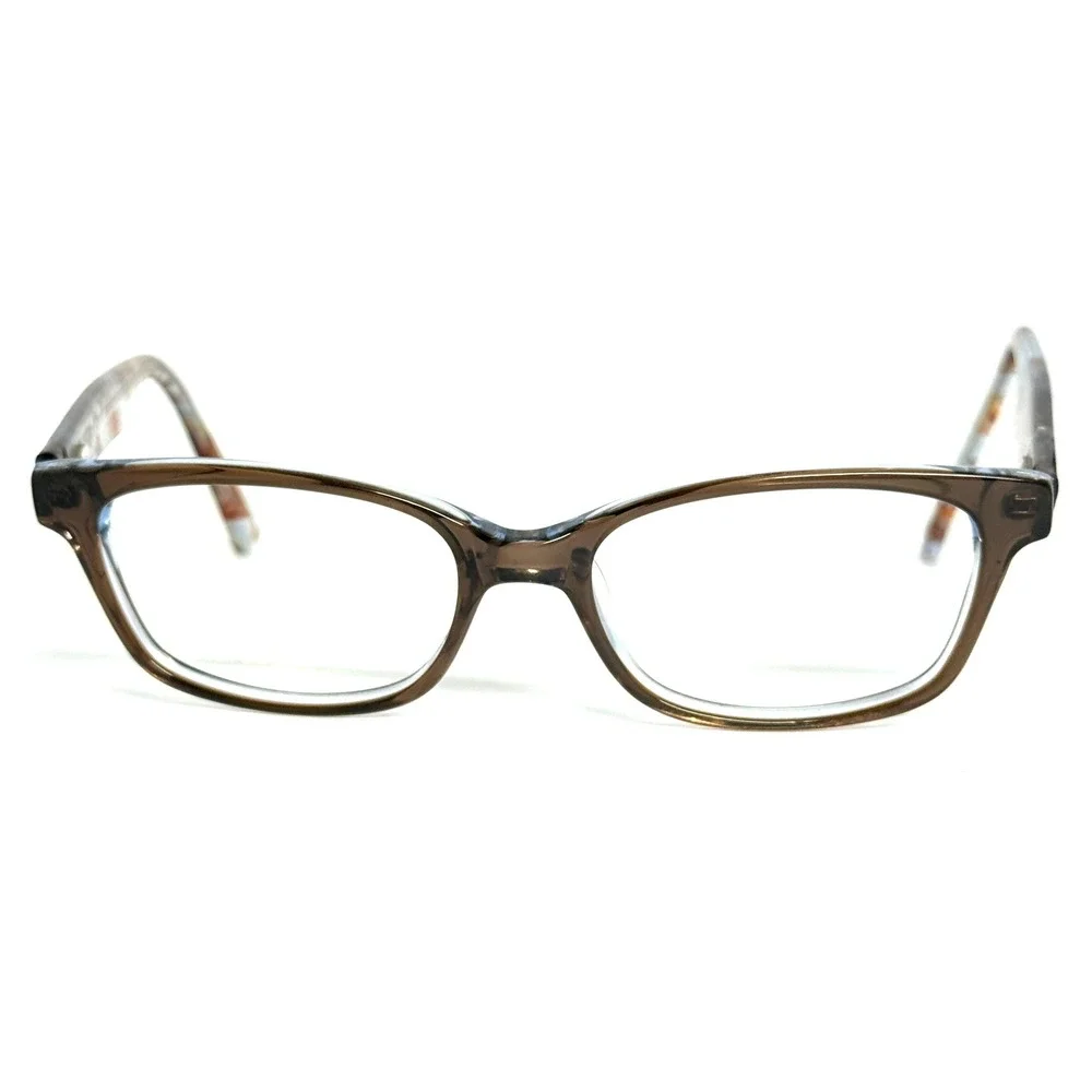 Eddie Bauer Heather 8305 Brown Floral‎ Eyeglasses Frames 50-16-140 Womens
